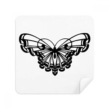 Imagem de Borboleta com babados e asas, tecido de camurça, 2 unidades