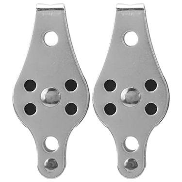 Imagem de Bloco de polia, polia de corda 2 peças durável para barco para caiaque