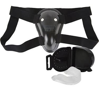Imagem de Protetor Genital Ajustável + Protetor Bucal Simples Moldável Com Estojo - Coquilha