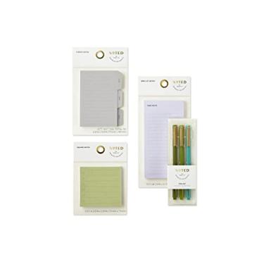 Imagem de Notado por Post-it Brand Work from Home, Verde, Inclui Lista, Tab, Notas e Canetas Quadradas (NTD-LGSET-GRN)