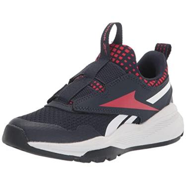 Imagem de Reebok Tênis de corrida unissex infantil Xt Sprinter sem cadarço, Vector azul marinho/Vector vermelho/branco, 6 Little Kid
