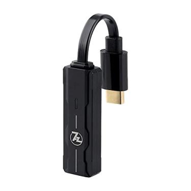 Imagem de Linsoul 7HZ Sevenhertz 71 amplificador de fone de ouvido portátil DAC Dongle com chip AK4377, cabo OCC de alta qualidade, suporta Android 5.1 e superior