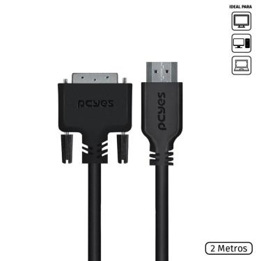 Imagem de Cabo PCYes DVI-D para HDMI 2.0 2 Metros - PDHM20-2