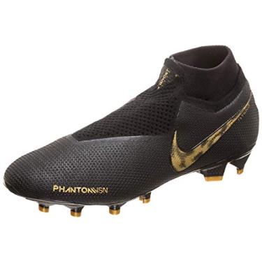 Imagem de Nike Phantom Vision Elite Dynamic Fit FG Soccer Cleats(Black/Gold,M75W9,Medium)