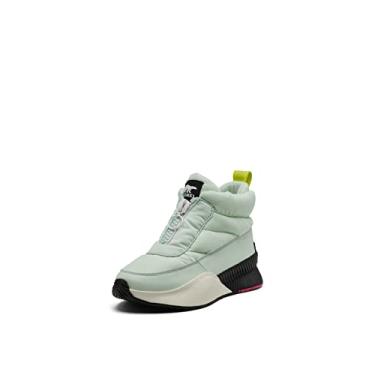 Imagem de SOREL Women's Out 'N About Puffy Zip Waterproof Boot - Sea Sprite, Chalk - Size 7.5