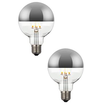 Imagem de 2X Lâmpada Filamento De Led Poptem Defletora G95 6W Bivolt Squirrel Cage Squirrel Cage