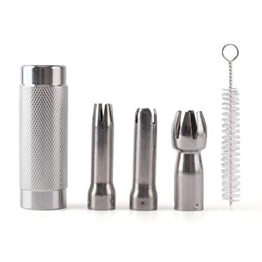 Imagem de Conjunto de 5 peças de dispensador de chantili, kit de substituição para chantis de creme, aço inoxidável, da MUPCOOK