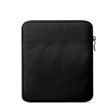 Imagem de ALMIGHTY Capa de nylon para Kindle Oasis de 7 polegadas (10ª geração 2019 e 9ª geração versão 2017)/bolsa de bolso para Kindle Oasis E-Reader, preta