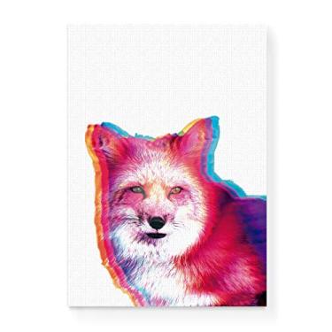 Imagem de Arte Maníacos Quadro Decorativo em Tela Canvas Raposa 3D - 23x16,25cm