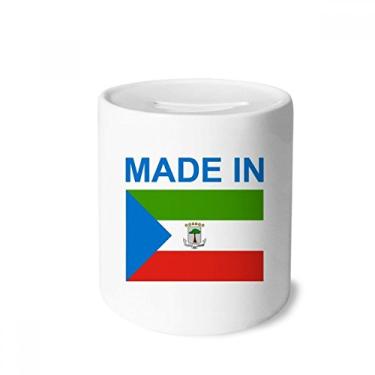 Imagem de DIYthinker Caixa de dinheiro feita no país da Guiné Equatorial, porta-moedas de cerâmica, presente de cofrinho