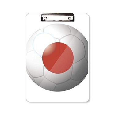 Imagem de Placa de apoio A4 com a bandeira nacional do Japão para a prancheta de futebol americano