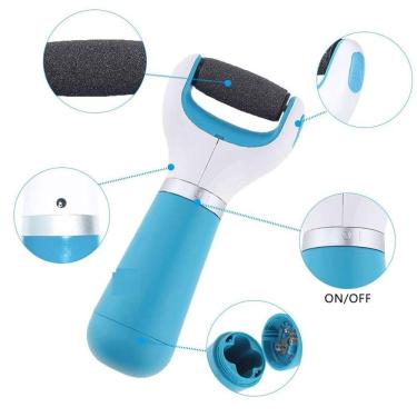 Imagem de Lixa Elétrica Pé Esfoliador Calosidades Pedicure Portátil