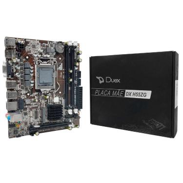 Imagem de Placa Mãe Duex DX H55ZG, Intel 1ª Geração, DDR3, Socket LGA1156