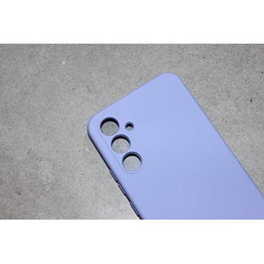 Imagem de Capa Case Silicone Premium Para novo Samsung Galaxy A54 (Lilas)