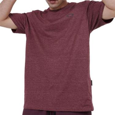 Imagem de Camiseta Oakley Icon Masculina Vermelho Mescla