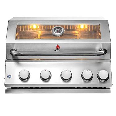 Imagem de Churrasqueira a Gás de Embutir para Bancada Concept View Chaleur Brasil 4 Queimadores + Infrared