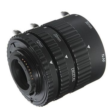 Imagem de FOTGA 12 mm+20 mm+36 mm Macro AF foco automático adaptador de anel para Nikon D4S D4 Df D3 D3X D3S D800 D700 D610 D600 D500 D300S D100 D7100 D7000 D5300 D50000 Câmeras D3400 D3200 D90 D80 Dslr