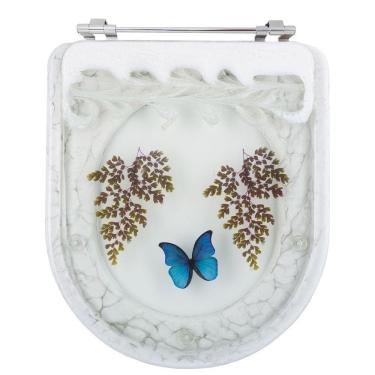 Imagem de Assento Sanitário Calypso C/ Borboleta Azul