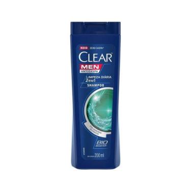 Imagem de Shampoo Anticaspa Clear Men Limpeza Diária 2 Em 1 Com 200ml - Unilever