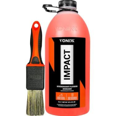 Imagem de Shampoo Desingraxante Impact 3 L Vonixx + Pincel Retrátil Ajustável Externo Kers Limpeza detalhada em Geral