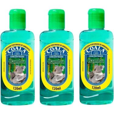 Imagem de Kit 3 Desinfetante Concentrado De Ambiente Coala Bamboo 120ml