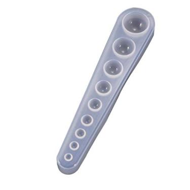 Imagem de Molde de epóxi de cristal faça você mesmo de resina UV Molde de coleção multipadrão redondo pingente de bola joias moldes de silicone presente multipadrão