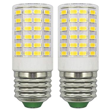 Imagem de Lâmpada de geladeira 7W LED E26 equivalente a 100 watts E26 Edison branco frio 6500K super brilhante sem estroboscópio lâmpada de milho não regulável base média E26, pacote com 2