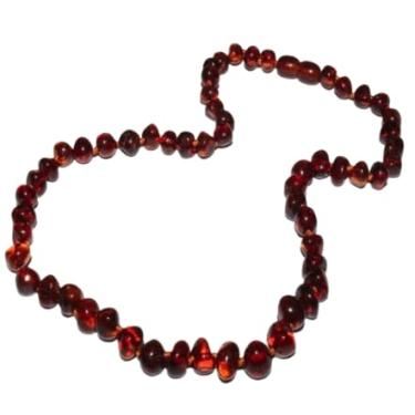 Imagem de Deborah Slings, Colar de âmbar adulto vários modelos Âmbar Adulto:Cognac Polido