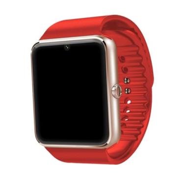 Imagem de BCOATH Pedômetro relógio inteligente gt08 smartwatch infantil pacometro pingometro relógio inteligente com sim companheiro de telefone adulto Assistir relógio de telefone vermelho