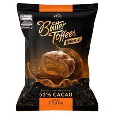 Imagem de Bala Trufa Chocolate 53% Cacau Butter Toffees 500G - Arcor