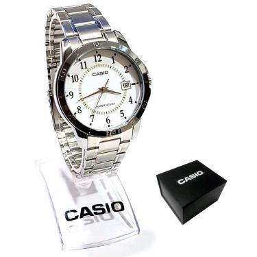 Imagem de Relógio Casio Masculino Analógico Prateado MTP-V004D-7BUDF