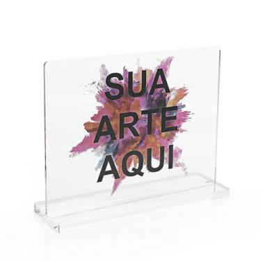 Imagem de Troféu em Acrilico Personalizado 15x10cm (Cristal)