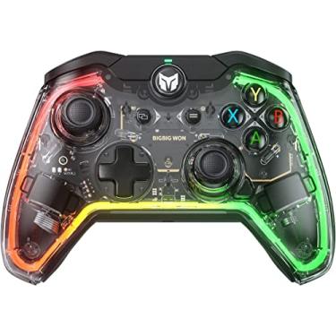 Imagem de Wired Pc Gaming Controller,BIGBIG WON Nintendo Switch pro Controller for tears of the kingdom Game,6-Axis Gyro,one key Wake-up,Macro,Turbo, Dual Shock, Custom Buttons,RGB Light for pc/switch lite/PS4