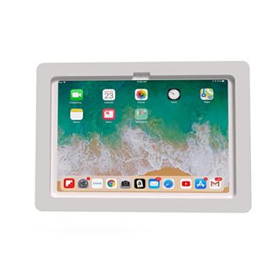 Imagem de TABcare Gabinete VESA de acrílico antirroubo para Apple iPad 10 10 polegadas 2022, iPad 11 polegadas 2025 com kit de montagem de parede gratuito e cabo de carregamento USB C de ângulo de 90 graus