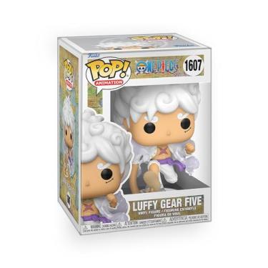 Imagem de Epic Collectibles Pop Anime: One Piece - Conjunto de bonecos de vinil Luffy Gear Five com protetor de caixa Funko compatível