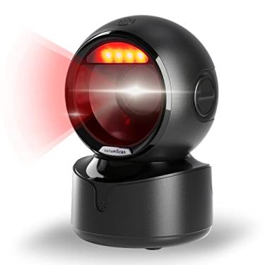 Imagem de NetumScan Scanner automático omnidirecional de código de barras de mesa, leitor de código de barras QR com fio USB, sensor de imagem de código de barras 1D 2D para armazém, supermercado, loja de varejo, sistema de postos de livraria