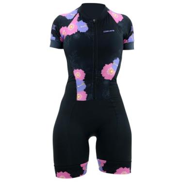 Imagem de Macaquinho Ciclismo Hupi Jasmim Manga Curta