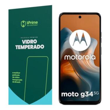 Imagem de Pel�cula HPrime de Vidro Temperado Para Motorola Moto G34 5g Anti Impacto 9H