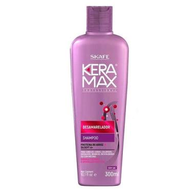 Imagem de Shampoo Keramax Desamarelador 300ml - Skafe