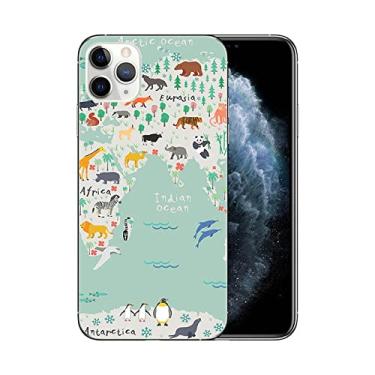 Imagem de World Map Planes Travel Soft Silicone Phone Case para Apple iPhone XR X XS 11 Pro Max 6 6S 7 8 Plus 5 5S SE 2020 Cover, C739, para 6plus 6splus