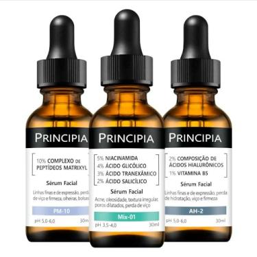 Imagem de Principia Kit 3 Séruns Hialurônicos + Peptídeos + Mix-01