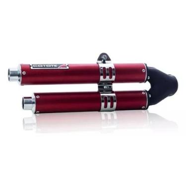 Imagem de Escape Coyote Competition Colorido - Cg 150 Titan Ks Es 08, Vermelho