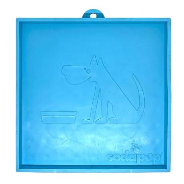 Imagem de SodaPup Bandeja Hold Em – Suporte de ventosa durável para eBowls, eTrays e eMats, feito nos EUA de borracha não tóxica, segura para animais de estimação, evita deslizamentos e sujeira e melhora a