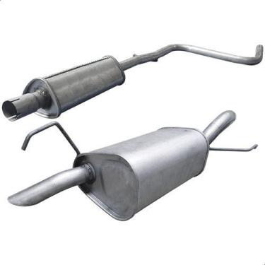 Imagem de Kit Escapamento Abafador + Traseiro Palio 1.5 8v 1996 A 1998 - ScapJá