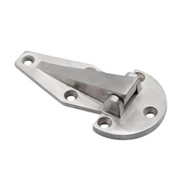 Imagem de Generic Dobradiça de porta de armazenamento a frio de aço inoxidável, multiuso, profissional, resistente, dobradiça de porta de freezer para torrador, 151.5 Mm X 80.5 Mm