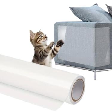 Imagem de 1 Rolo Fita Adesivo Protetor Para Sofás e Móveis Anti Arranhões Gatos 15cm x 3m Arranhador De Sofá Gato Película Filme Proteção Para Sofá Mobilia Transparente Impermeável