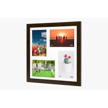 Imagem de Painel, Porta Retrato Pop Para 4 Fotos (10x15) Tabaco - PN4TB-POP2 - M