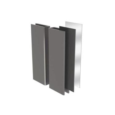 Imagem de Fechadura Eletromagnética 12V 150kg Cinza AGL