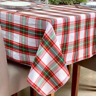 Imagem de Toalha de Mesa Retangular Natalina Mesa Posta Natal Brilhante - Millen