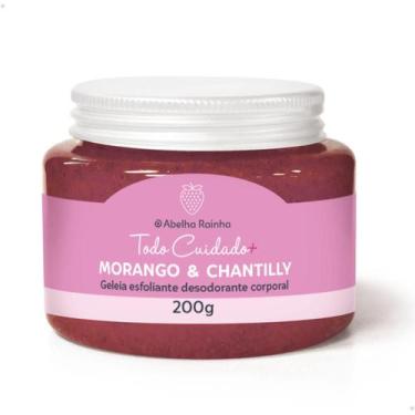 Imagem de Geleia Esfoliante Corporal Morango E Chantilly 200G Todo - Abelha Rain
